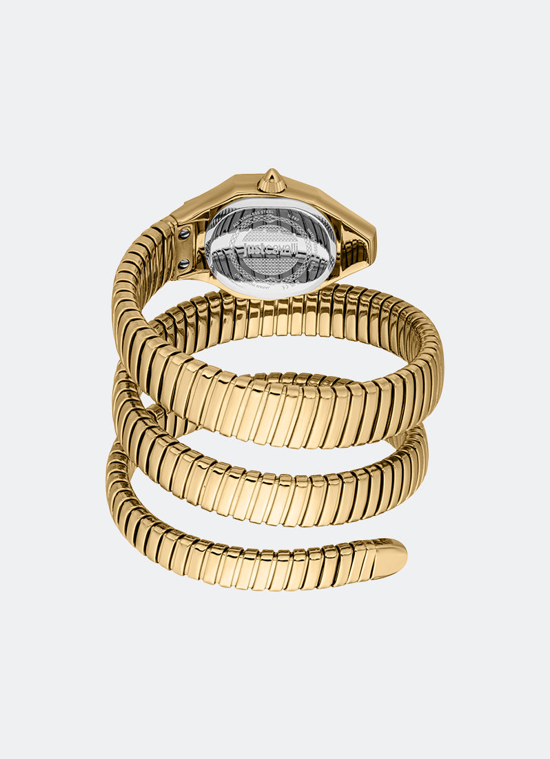 Signature Snake JC1L397 Champagne Gold - 23.5 x 35.5mm Double Round
