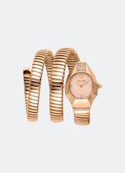 Signature Snake JC1L397 Rose Gold - 23.5 x 35.5mm Double Round