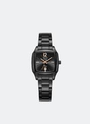 Jam Tangan Alexandre Christie Ladies Passion Ladies Band Date Black Black Dial 29 x 37mm AC2454LDBIPBARG