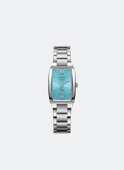 Jam Tangan Alexandre Christie Ladies Passion Ladies Band Date Silver Blue Dial 21 x 37mm AC2455LDBSSLBSL