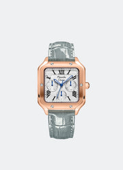 Jam Tangan Alexandre Christie Multifunction Boyfriend Band Multifunction Rose Gold White Dial 35 x 41mm - AC2B18BFLRGSLGR