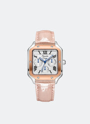 Jam Tangan Alexandre Christie Multifunction Boyfriend Band Multifunction Rose Gold White Dial 35 x 41mm - AC2B18BFLTRSLPN