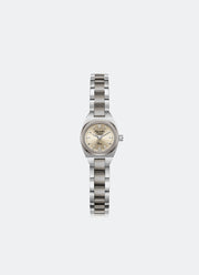 Jam Tangan Alexandre Christie Passion Ladies Band Quartz Silver Champagne Dial 19.5 mm AC2B67LHBTERG