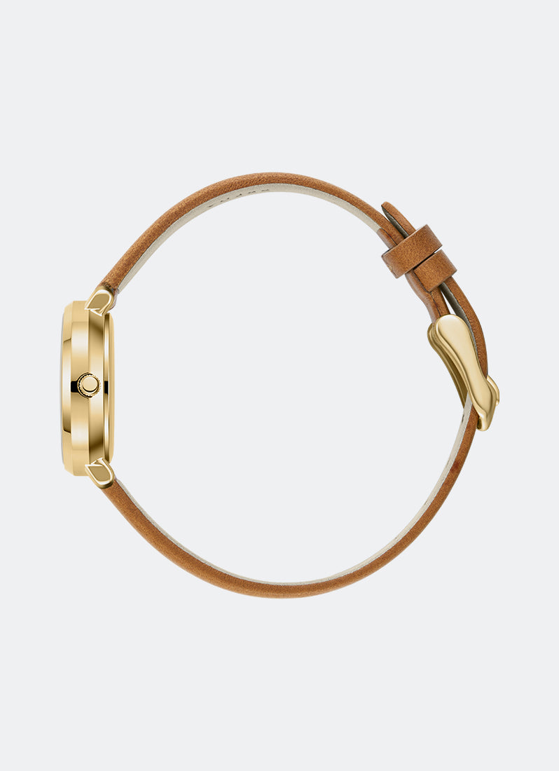 Jam Tangan Breda Beverly Gold Leather Watch 25mm - 1730N