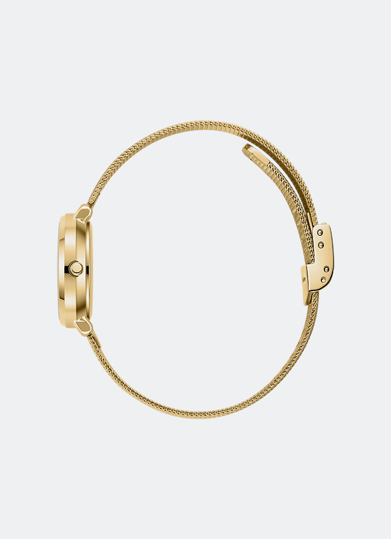 Jam Tangan Breda Beverly Mesh Gold Metal Watch 25mm - 1760A