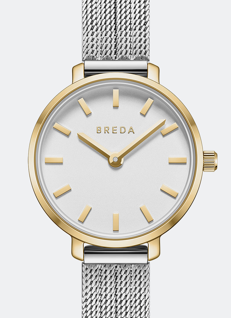 Jam Tangan Breda Beverly Mesh Stainless Steel Watch 25mm - 1760B