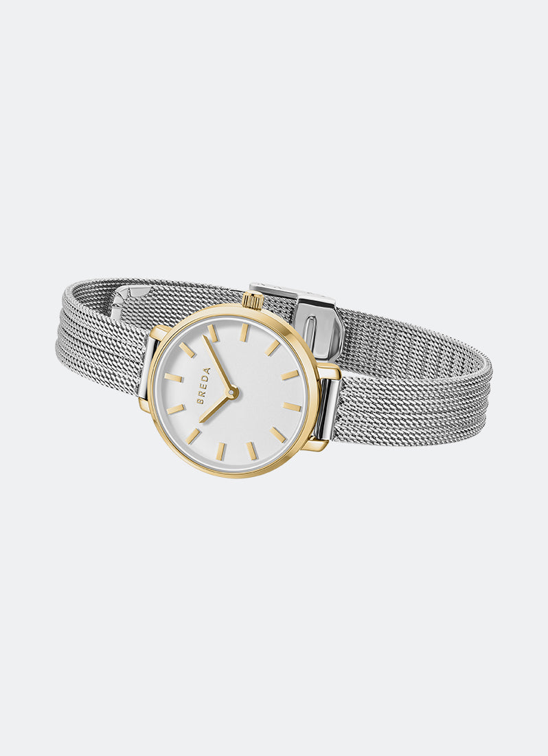 Jam Tangan Breda Beverly Mesh Stainless Steel Watch 25mm - 1760B