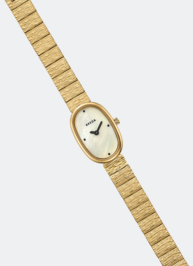 Jam Tangan Breda Breda Jane Revival Champagne Dial Deep Gold 1753A
