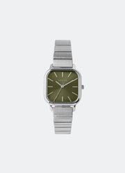 Jam Tangan Breda Esther Moss Dial Silver Metal Bracelet 26mm 1735A