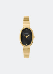 Jam Tangan Breda Jane Midnight Mother of Pearl Dial Gold Metal Bracelet 23mm 1741D
