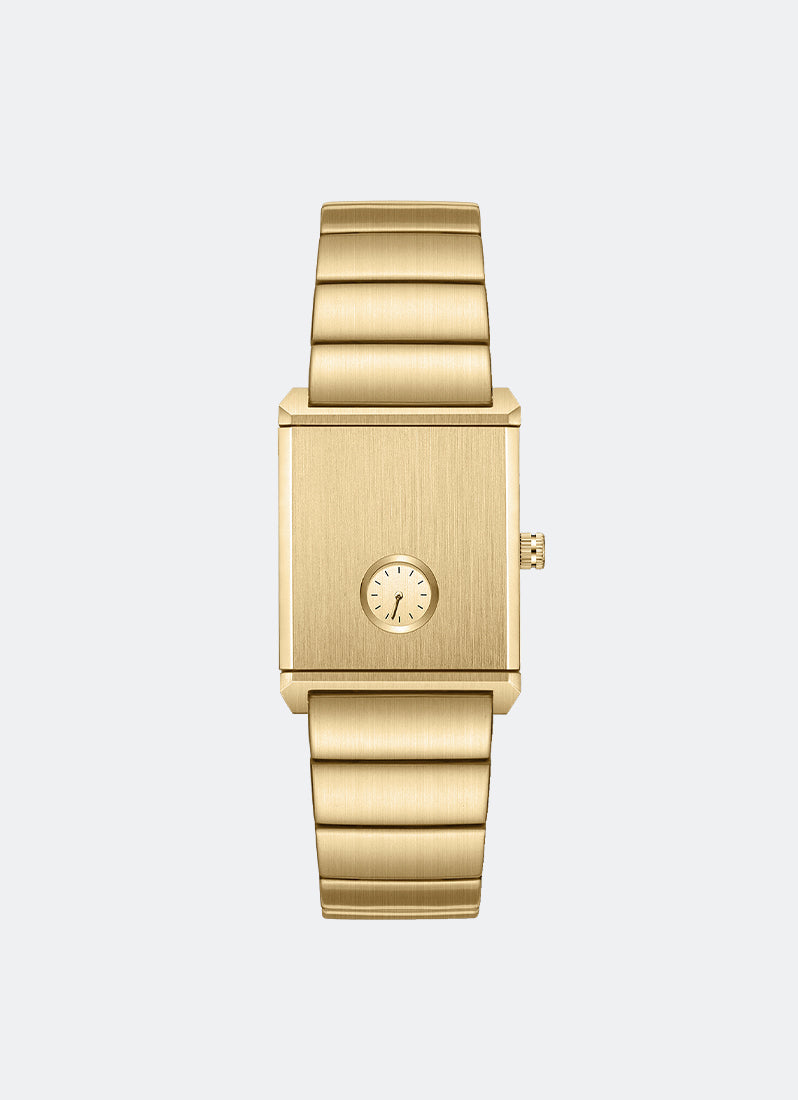 Jam Tangan Breda Pulse Locket Gold Metal Bracelet Watch 26mm - 1759A