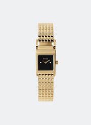 Jam Tangan Breda Revel Midnight Dial Gold Metal Bracelet 18mm 1746B