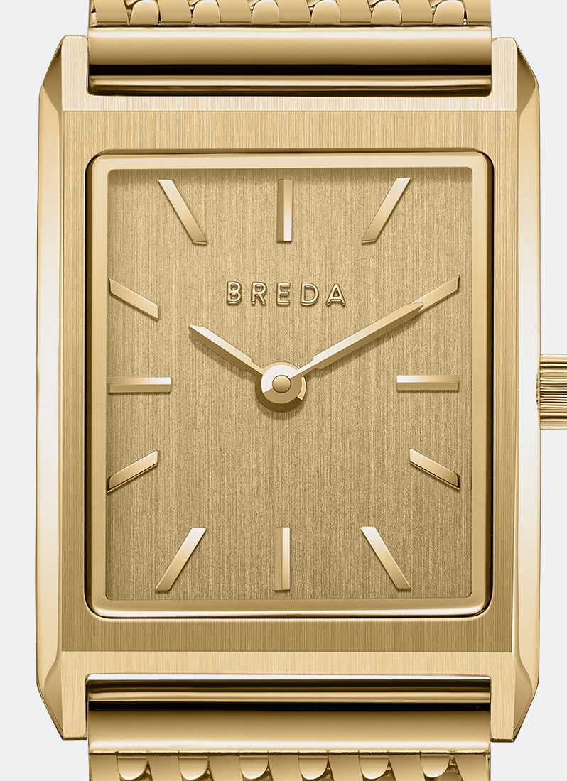 Jam Tangan Breda Virgil Mini Tethered Gold and Metal Bracelet 1758A