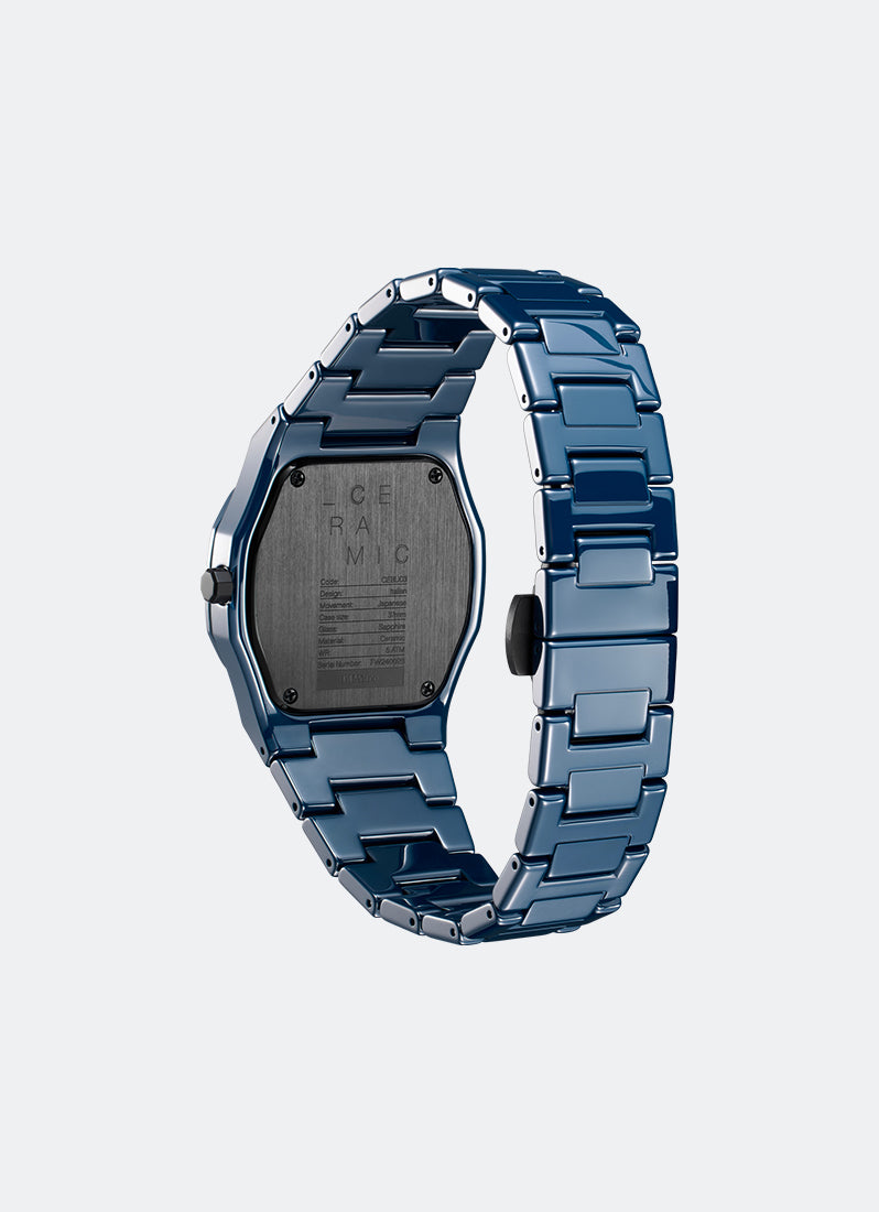 Jam Tangan CERAMIC PURE BLUE 37MM D1-CEBU03