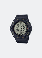 Jam Tangan Casio Digital Black Resin Strap 54.4mm Men AE-1500WHX-1AVDF
