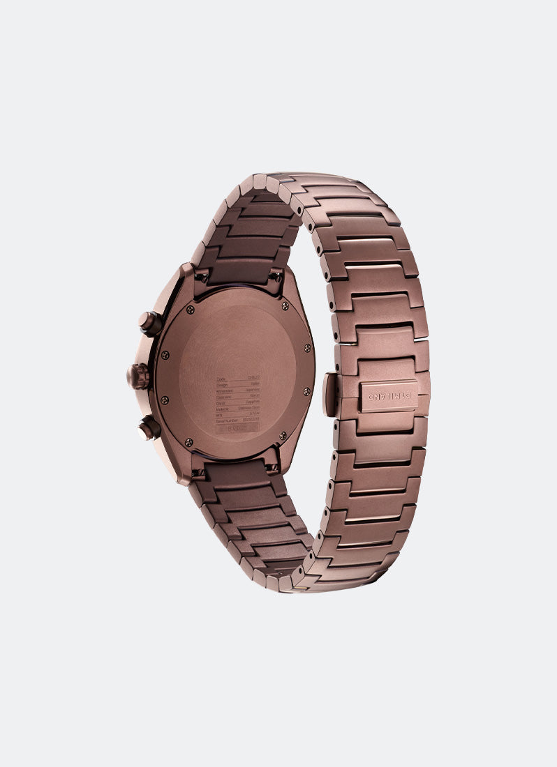 Jam Tangan D1 Milano Chronograph Bracelet Essential Brown D1-CHBJ22