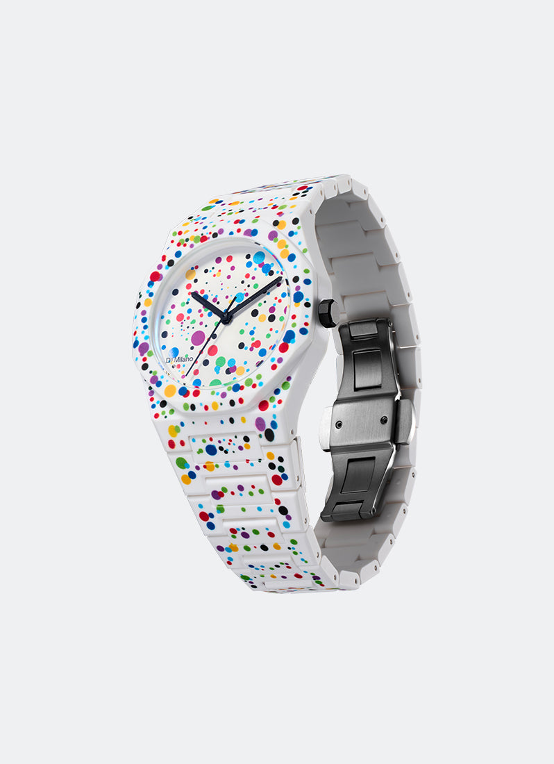 Jam Tangan D1 Milano POLYCARBON DOT-02 37MM D1-PCBU12