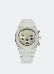 Jam Tangan D1 Milano POLYCHRONO BRACELET FOSSIL GREY 40.5 MM D1-PHBJ08