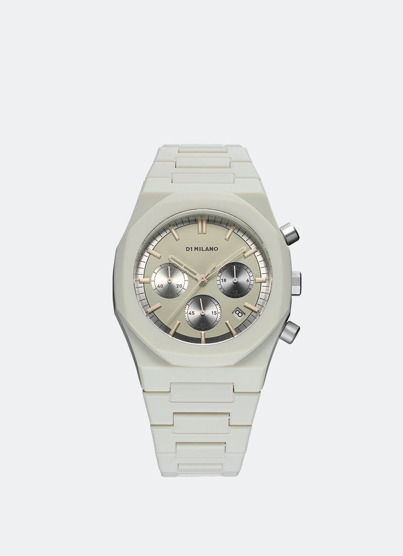 Jam Tangan D1 Milano POLYCHRONO BRACELET FOSSIL GREY 40.5 MM D1-PHBJ08