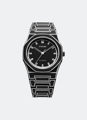 Jam Tangan D1 Milano Polycarbon Black Sketch 40.5mm D1-PCBJ33