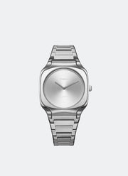 Jam Tangan D1 Milano Square Bracelet Gray Frame 37mm D1-SQBJ10