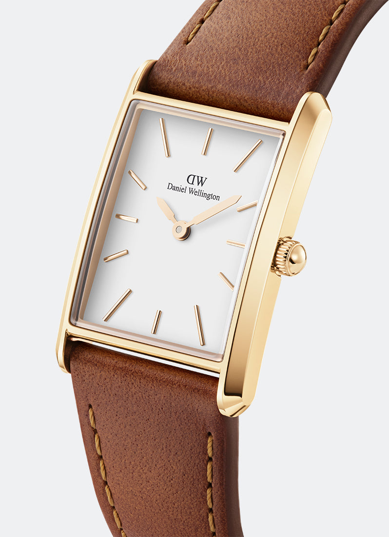 Jam Tangan Daniel Wellington Bound White Durham Gold (32x22) DW00100696