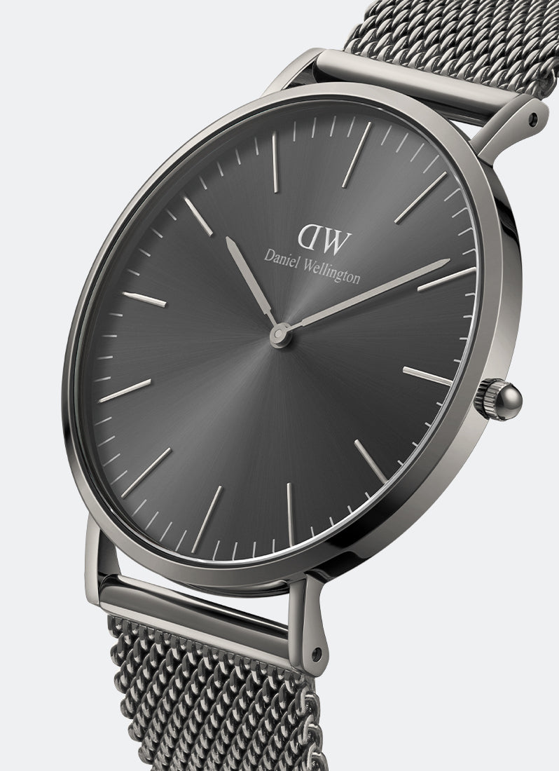 Jam Tangan Daniel Wellington Classic 40 Anthracite Grey Sunray DW00100630