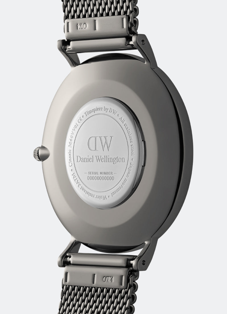 Jam Tangan Daniel Wellington Classic 40 Anthracite Grey Sunray DW00100630