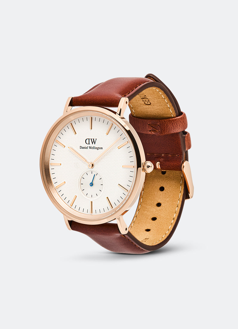 Jam Tangan Daniel Wellington Classic 40 Off-White Multi-Eye St. Mawes Sunray Rose Gold (40.8) DW00100871