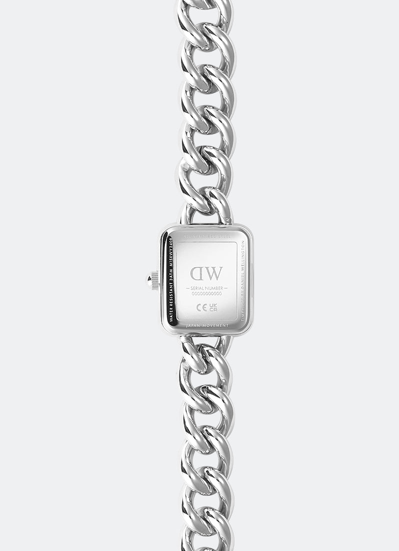 Jam Tangan Daniel Wellington Jolie Chain Silver (15.4x18.2) DW00100834