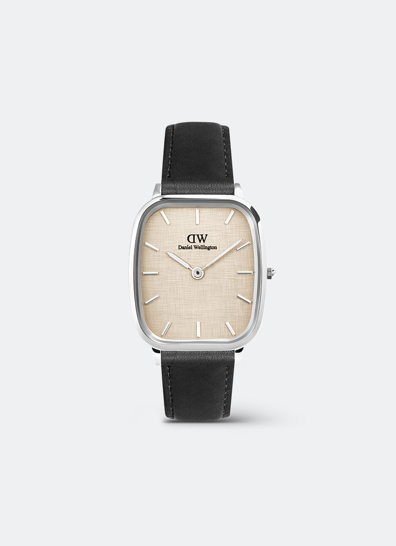 Jam Tangan Daniel Wellington Marlon Sheffield Linen Silver (32x36.3) DW00100813