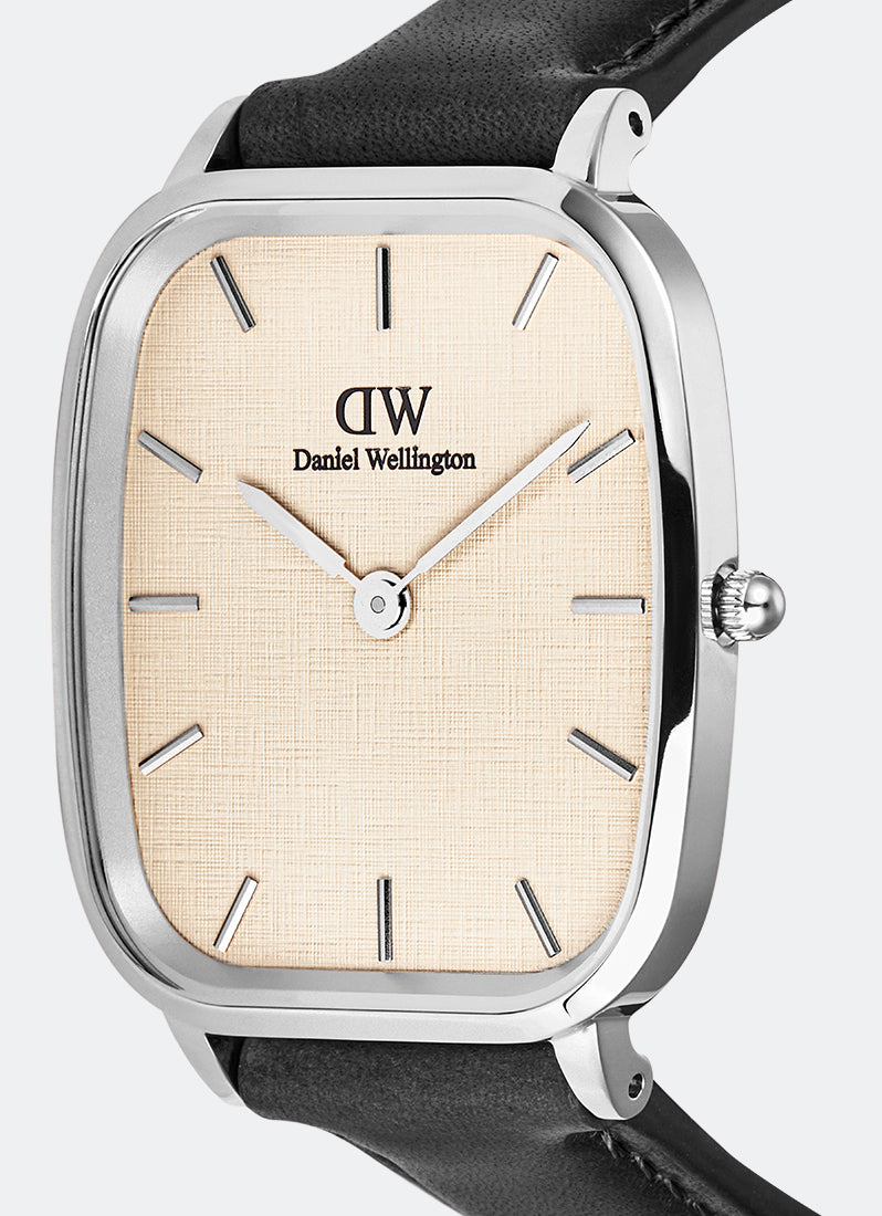 Jam Tangan Daniel Wellington Marlon Sheffield Linen Silver (32x36.3) DW00100813