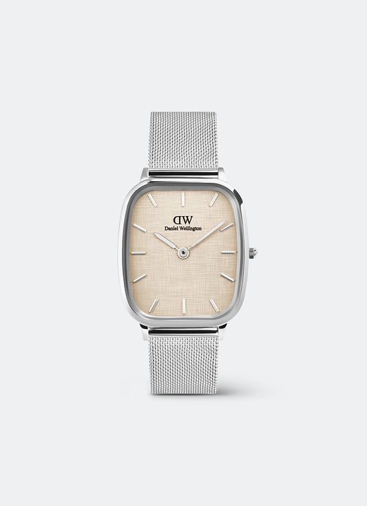 Jam Tangan Daniel Wellington Marlon Sterling Linen Silver (32x36.3) DW00100814