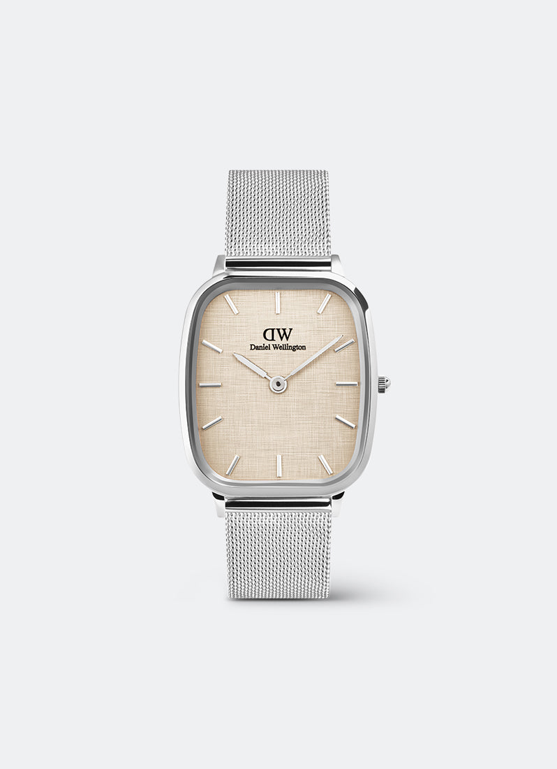 Jam Tangan Daniel Wellington Marlon Sterling Linen Silver (32x36.3) DW00100814