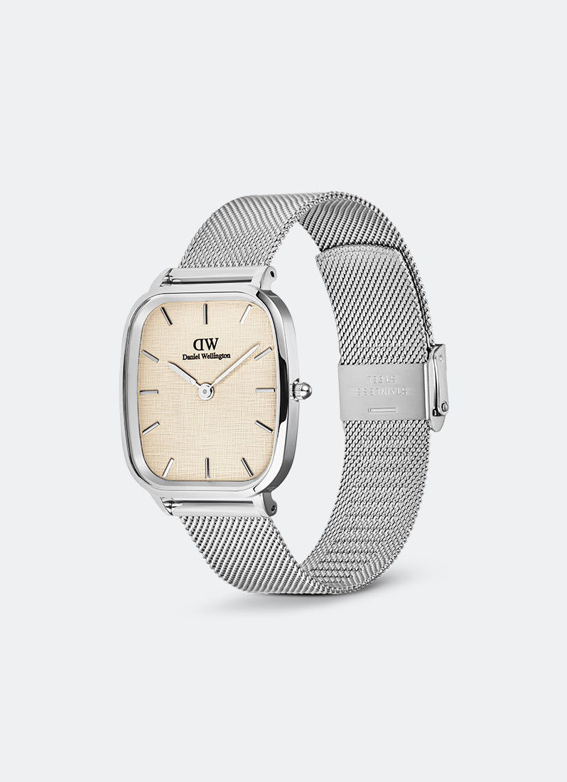 Jam Tangan Daniel Wellington Marlon Sterling Linen Silver (32x36.3) DW00100814