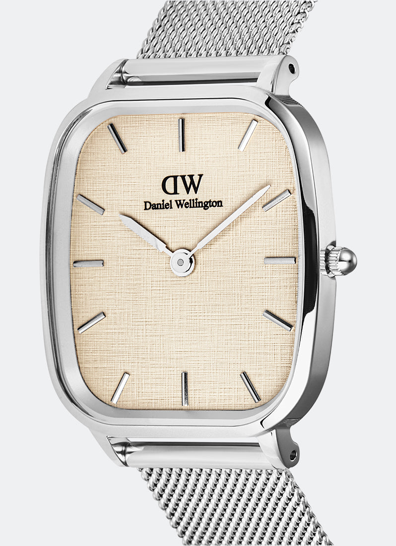 Jam Tangan Daniel Wellington Marlon Sterling Linen Silver (32x36.3) DW00100814