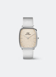 Jam Tangan Daniel Wellington Marlon Sterling Wire Linen Silver (32x36.3) DW00100812