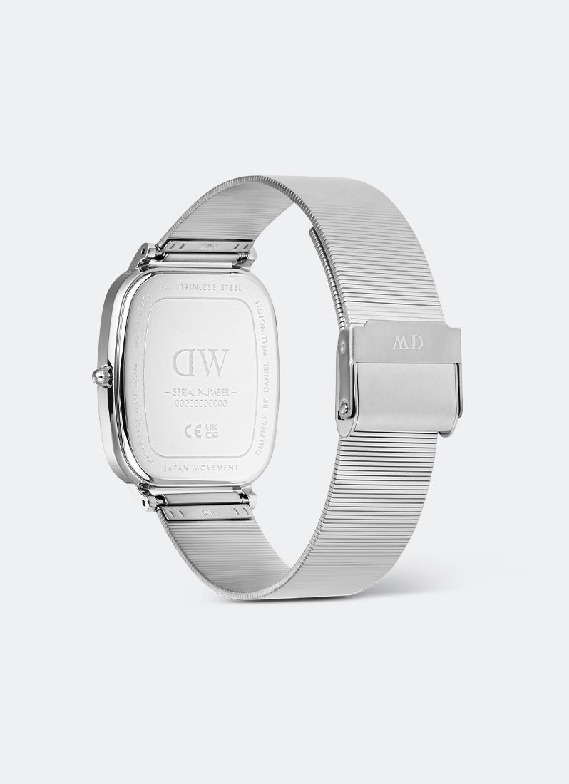 Jam Tangan Daniel Wellington Marlon Sterling Wire Linen Silver (32x36.3) DW00100812