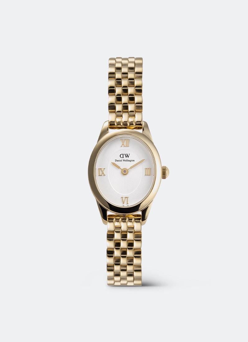 Jam Tangan Daniel Wellington Ophelia Mini Beans Link White Gold (25.5x22) DW00100803