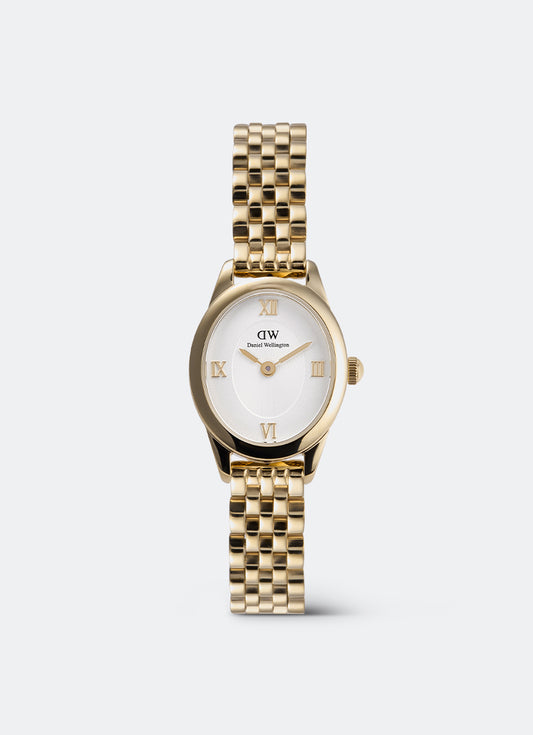 Jam Tangan Daniel Wellington Ophelia Mini Beans Link White Gold (25.5x22) DW00100803