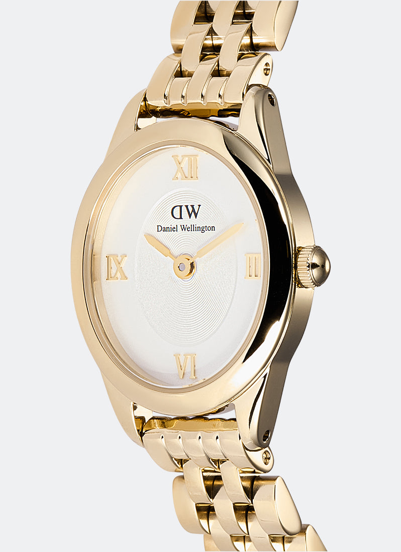 Jam Tangan Daniel Wellington Ophelia Mini Beans Link White Gold (25.5x22) DW00100803