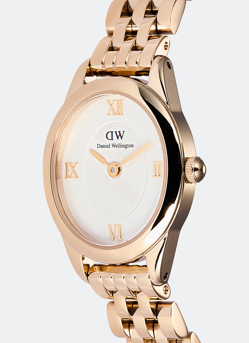 Jam Tangan Daniel Wellington Ophelia Mini Beans Link White Rose Gold (25.5x22) DW00100805