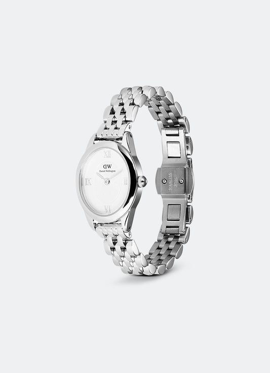 Jam Tangan Daniel Wellington Ophelia Mini Beans Link White Silver (25.5x22) DW00100808