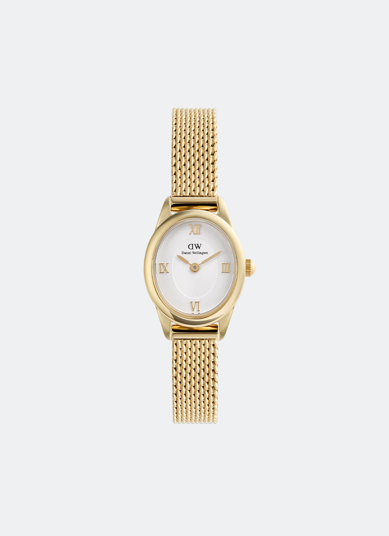 Jam Tangan Daniel Wellington Ophelia Mini Mesh White Gold (22mm x 25.5mm) DW00100939