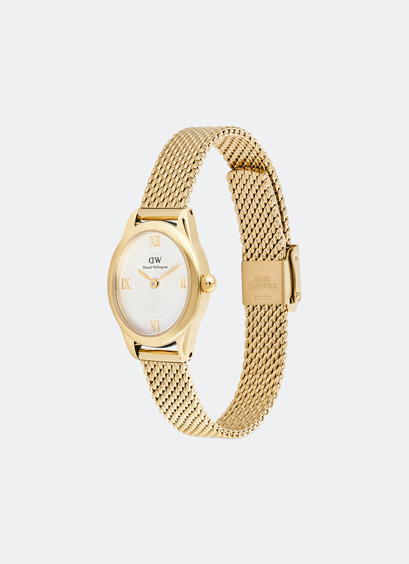 Jam Tangan Daniel Wellington Ophelia Mini Mesh White Gold (22mm x 25.5mm) DW00100939