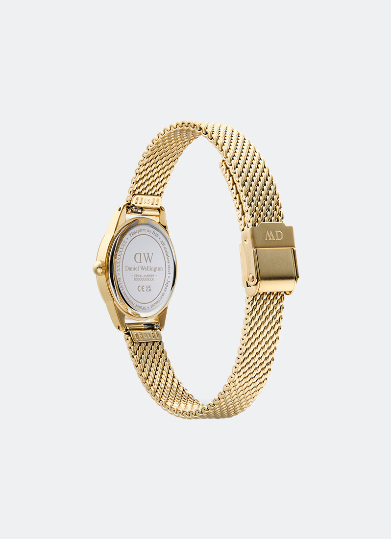 Jam Tangan Daniel Wellington Ophelia Mini Mesh White Gold (22mm x 25.5mm) DW00100939