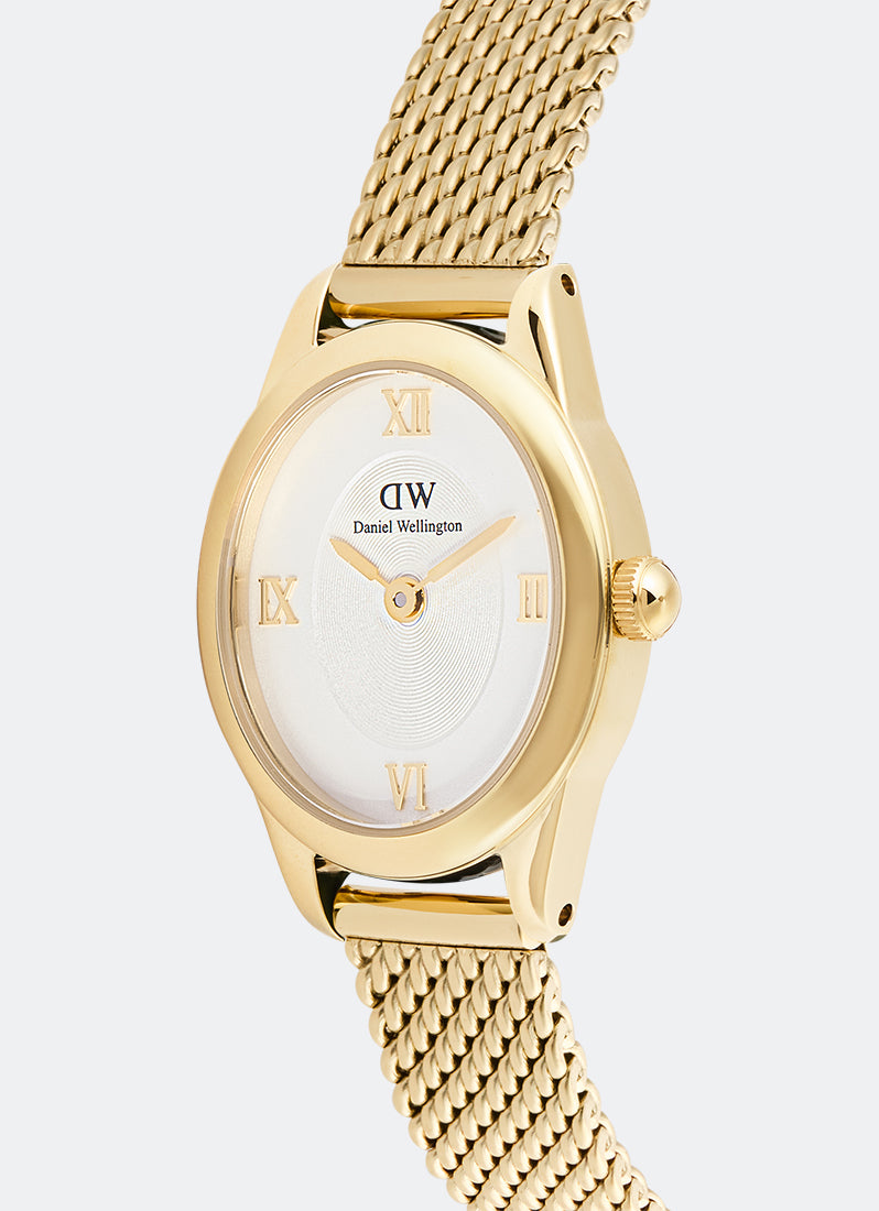 Jam Tangan Daniel Wellington Ophelia Mini Mesh White Gold (22mm x 25.5mm) DW00100939