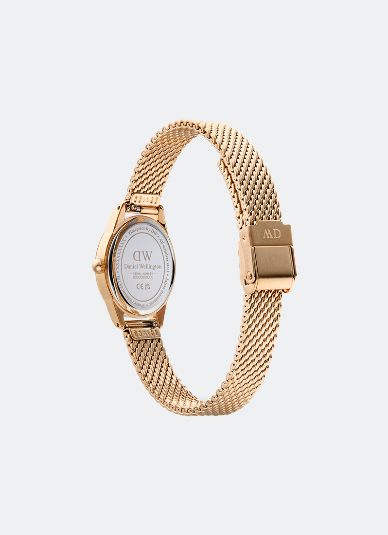 Jam Tangan Daniel Wellington Ophelia Mini Mesh White Rose Gold (22mm x 25.5mm) DW00100940