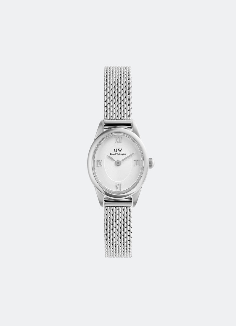 Jam Tangan Daniel Wellington Ophelia Mini Mesh White Silver (22mm x 25.5mm) DW00100938