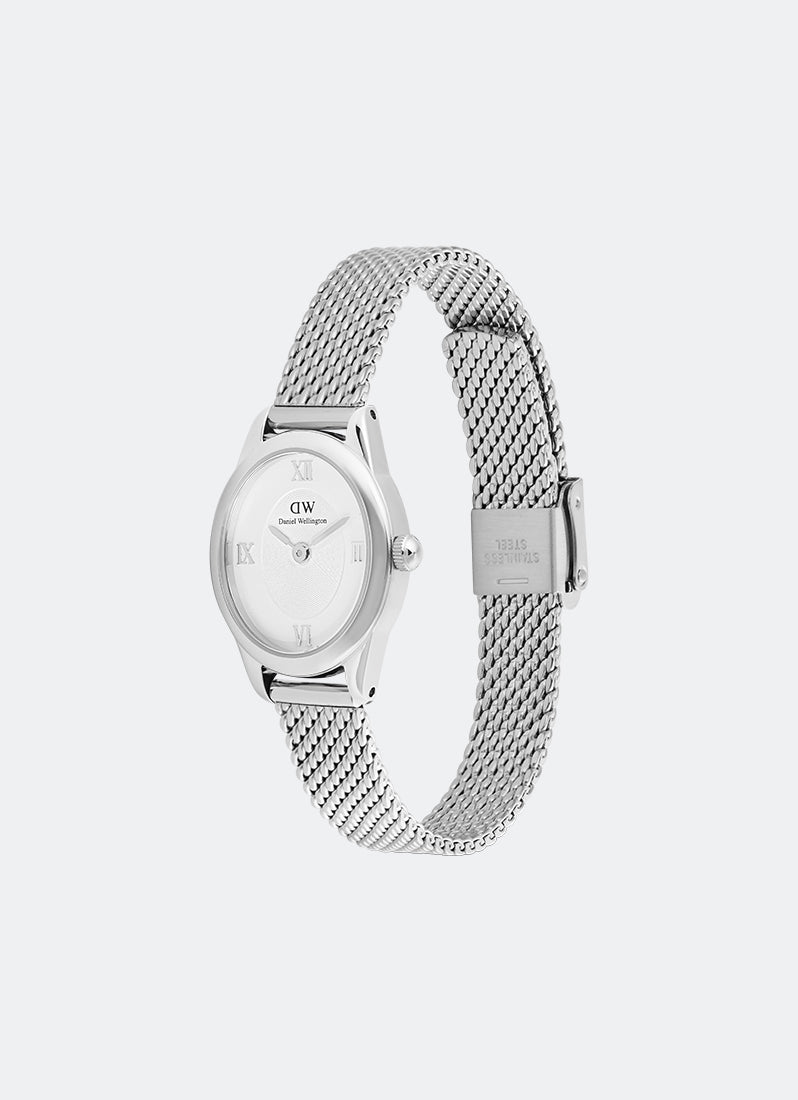 Jam Tangan Daniel Wellington Ophelia Mini Mesh White Silver (22mm x 25.5mm) DW00100938